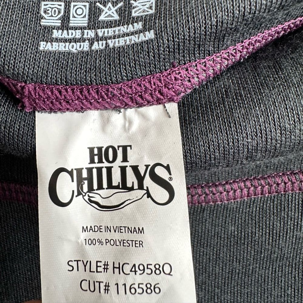Hot Chillys Women’s Thermal Long Johns XL Grey Coldgear